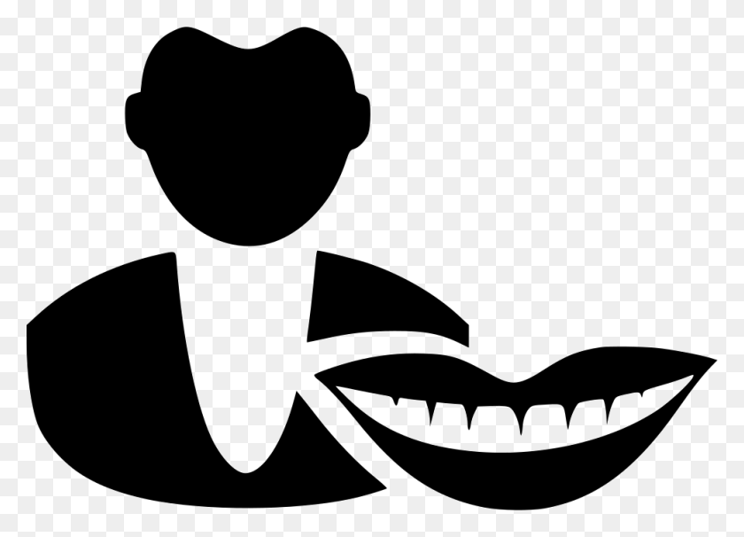 980x686 Dentist Tooth Doctor Icon Free, Stencil, Label, Text HD PNG Download