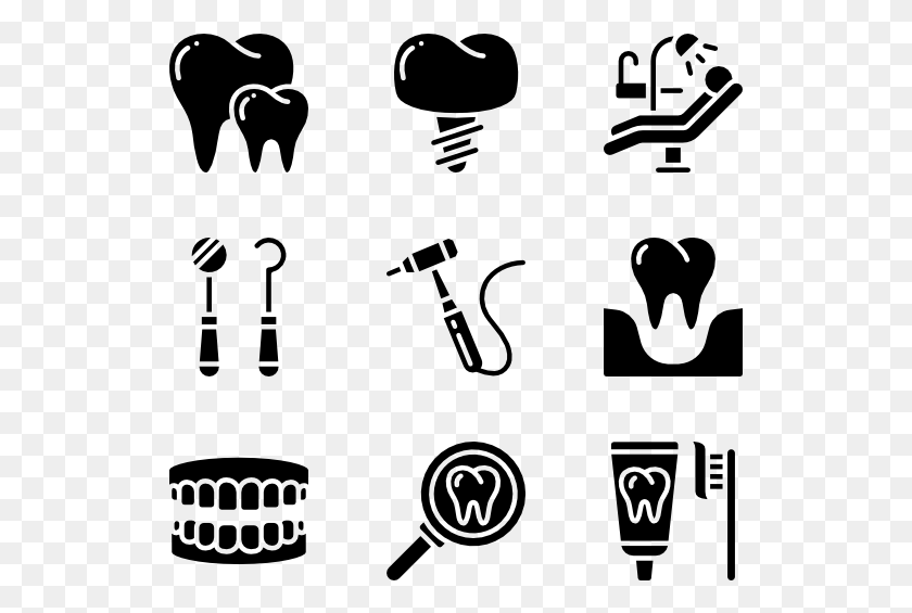 529x505 Dentistry Carnival Icons, Gray, World Of Warcraft HD PNG Download