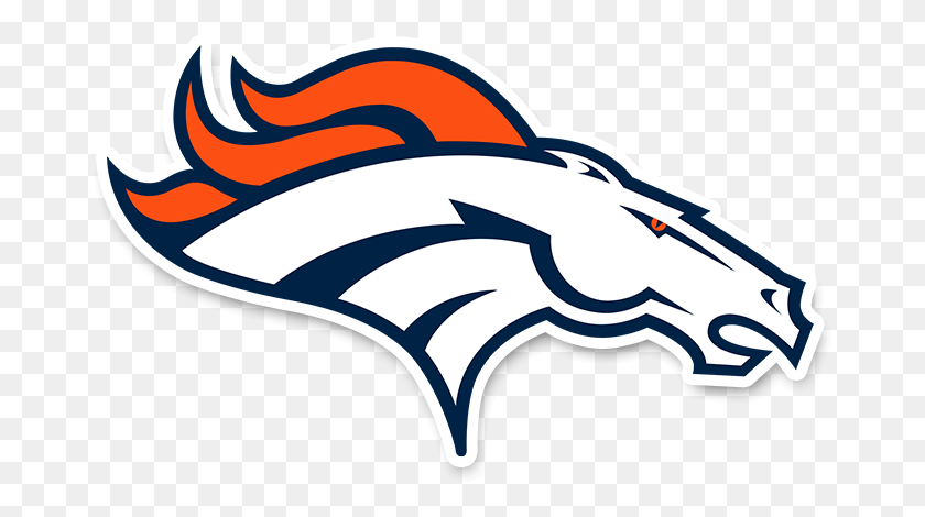 674x410 Логотип Denver Broncos, Этикетка, Текст, Животное Hd Png Скачать