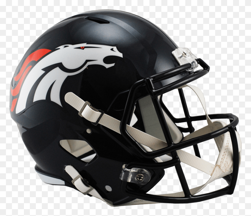 865x736 Denver Broncos Transparent Images Broncos Helmet Riddell, Clothing, Apparel, Football Helmet HD PNG Download