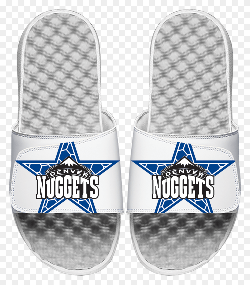 998x1148 Denver Nuggets 2019 All Star Edition Spongebob Slides Sandals, Clothing, Apparel, Footwear HD PNG Download