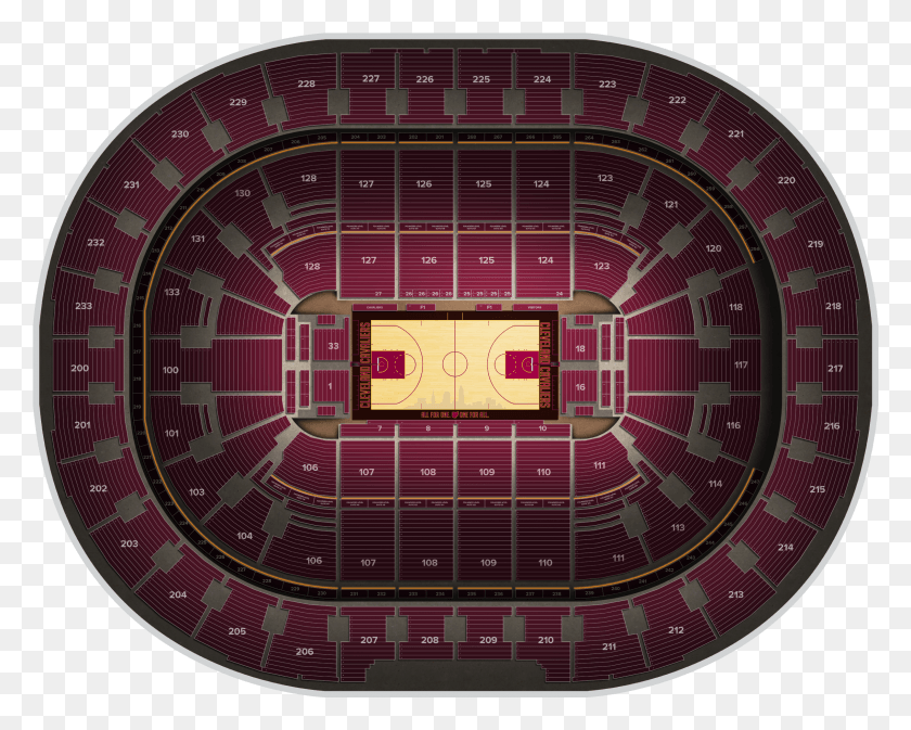 2416x1901 Denver Nuggets At Cleveland Cavaliers At Quicken Loans, Building, Arena, Stadium HD PNG Download