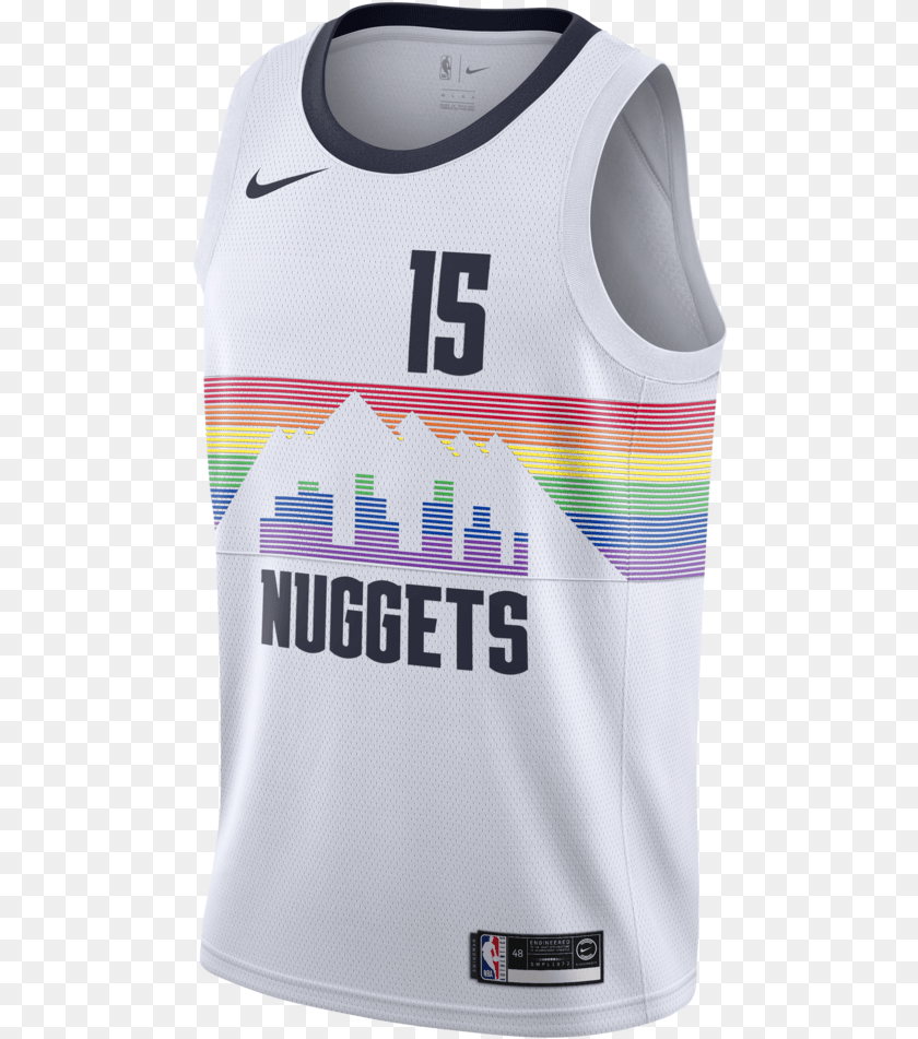 491x951 Denver Nuggets Denver Nuggets City Edition, Clothing, Shirt PNG