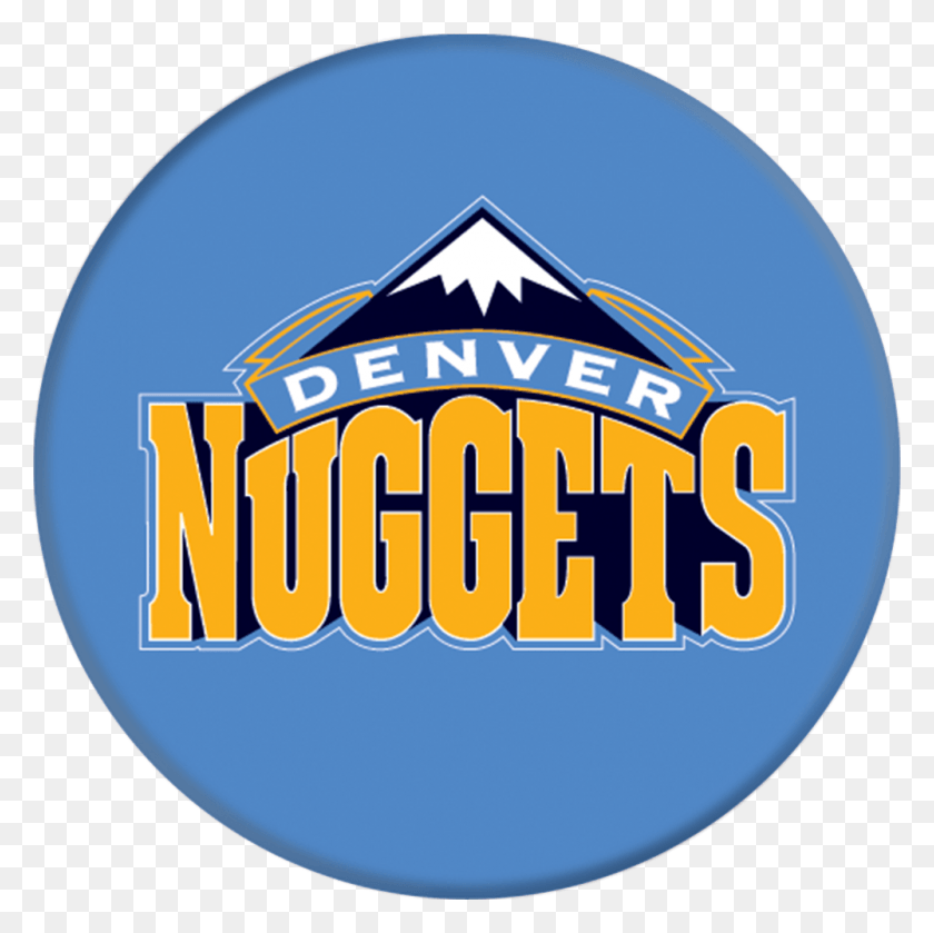 1000x1000 Логотип Denver Nuggets Denver Nuggets, Этикетка, Текст, Символ Hd Png Скачать
