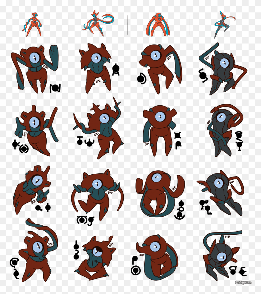 1361x1546 Deoxys Defense Deoxys, Text, Bird, Animal HD PNG Download