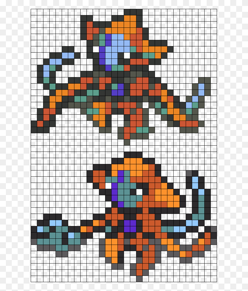 631x925 Deoxys Sprites Pixel Art Pokemon Deoxys, Game, Photography HD PNG Download