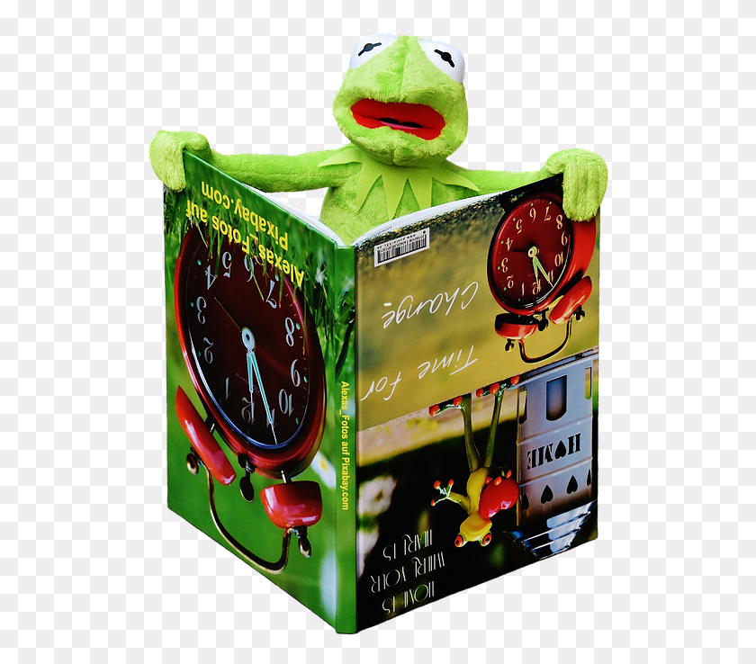 517x678 Descargar Png Kermit The Frog Under Books, Mascot, Publicidad, Poster Hd Png