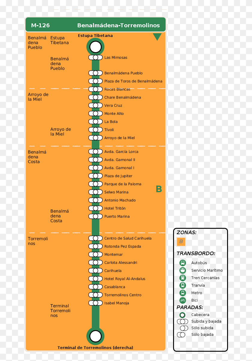 680x1144 Departure Itinerary Linea M 103 Benalmadena, Text, Label HD PNG Download