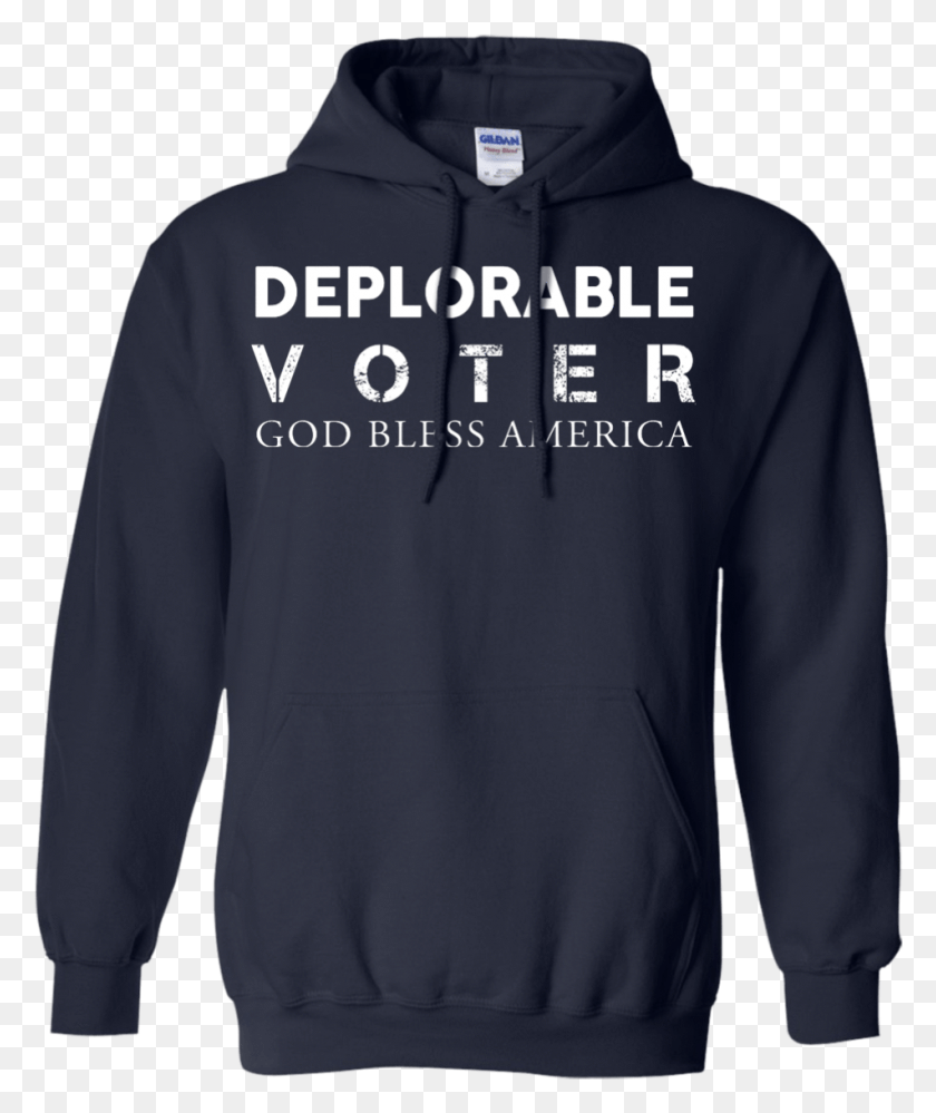 951x1146 Deplorable Voter God Bless America Teeshoodiestanks Colin Kaepernick Same Crime Hoodie, Clothing, Apparel, Sweatshirt HD PNG Download