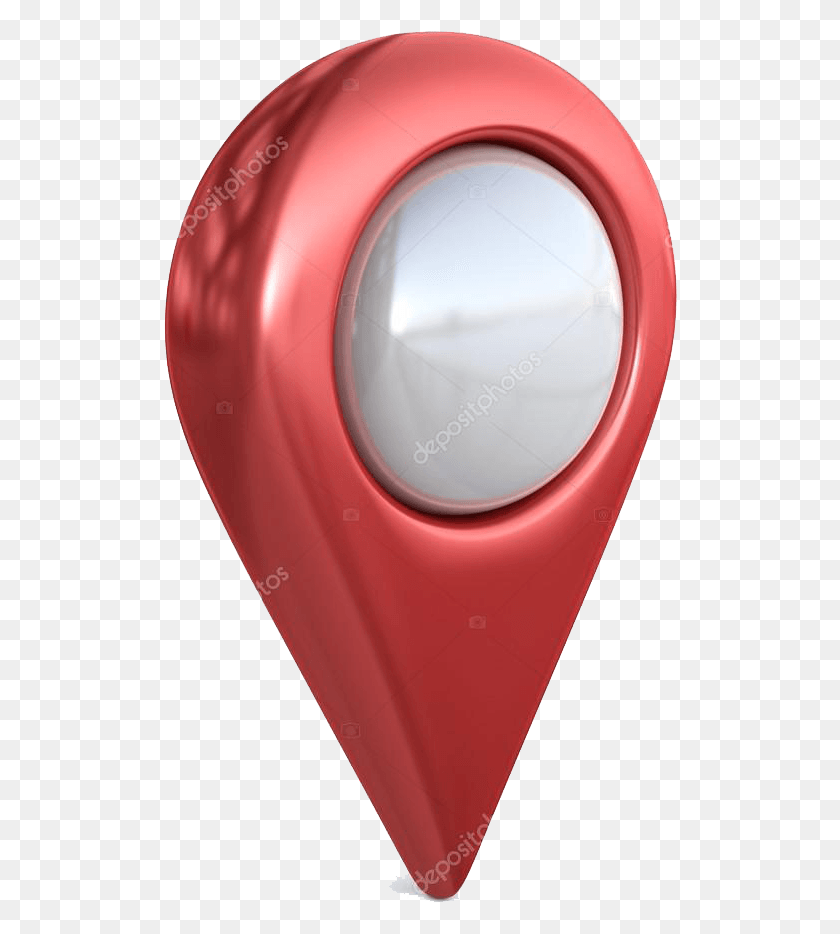 514x874 Depositphotos 84156942 Ralistic Map Pointer Gps Location Location Icon 3d, Light, Sphere, Appliance HD PNG Download