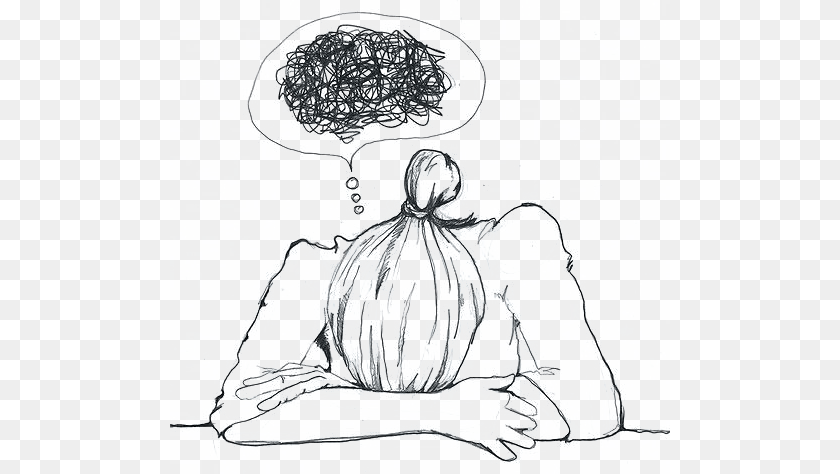 500x474 Depression Background Image Anxious Drawing, Art, Baby, Person, Doodle Transparent PNG
