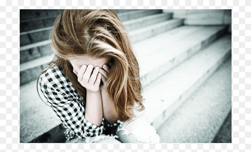 710x448 Depression In Girl, Blonde, Woman, Kid HD PNG Download