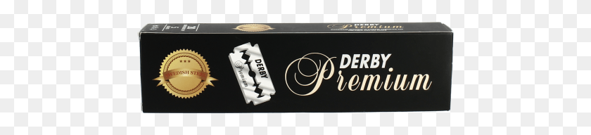 451x132 Derby Premium 20 Dispensers Of 5 Blades Derby Premium Blades, Text, Weapon, Weaponry HD PNG Download