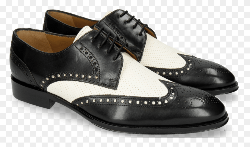 1006x562 Derby Shoes Kane 5 Black Perfo White Shoe, Clothing, Apparel, Footwear HD PNG Download
