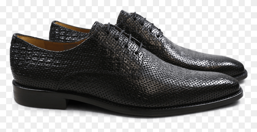 996x474 Derby Shoes Martin 1 Venice Baby Croco Perfo Black Slip On Shoe, Footwear, Clothing, Apparel HD PNG Download