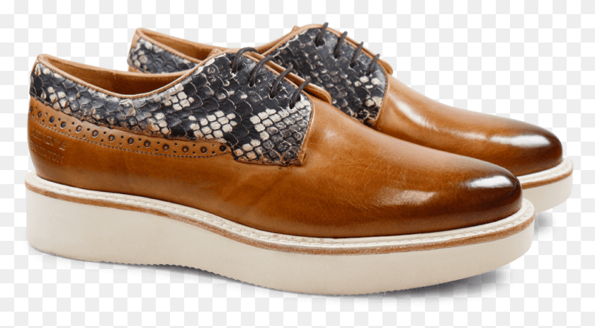 1000x517 Derby Shoes Molly 4 Crust Sand Italian Snake Brown Slip On Shoe, Clothing, Apparel, Footwear HD PNG Download