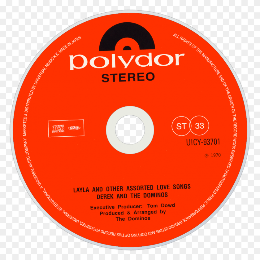 1000x1000 Descargar Png Derek And The Dominos Layla Y Otros Surtidos Love Polydor Records, Disk, Dvd Hd Png