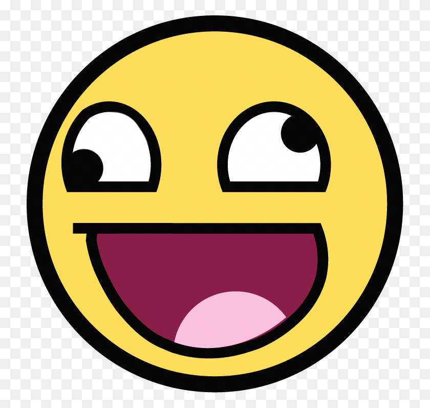 736x736 Png Изображение - Derp Image Awesome Face, Label, Text, Logo Hd Png.