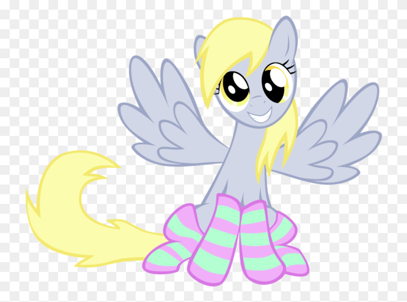 738x562 Derpy Hooves In Socks By Nowego D4ovufv Illustration, Toy, Graphics HD PNG Download