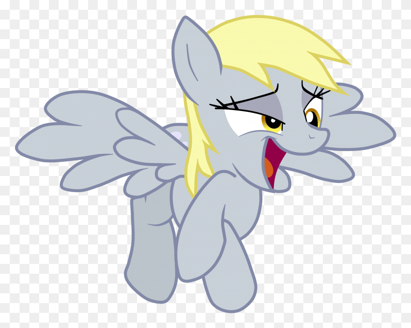 3006x2356 Derpy Hooves Pony Cat Mammal Cartoon Fictional Character Derp Cat Transparent Background, Animal, Bird HD PNG Download