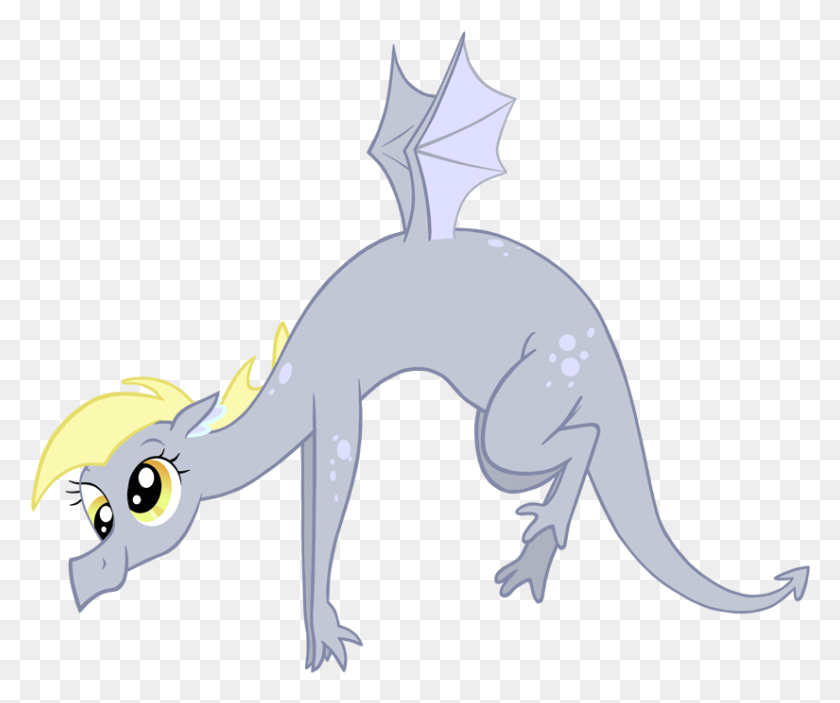 825x681 Derpy Hooves Rainbow Dash Pony Spike Mammal Fauna Small My Little Pony Derpy Dragon, Animal HD PNG Download