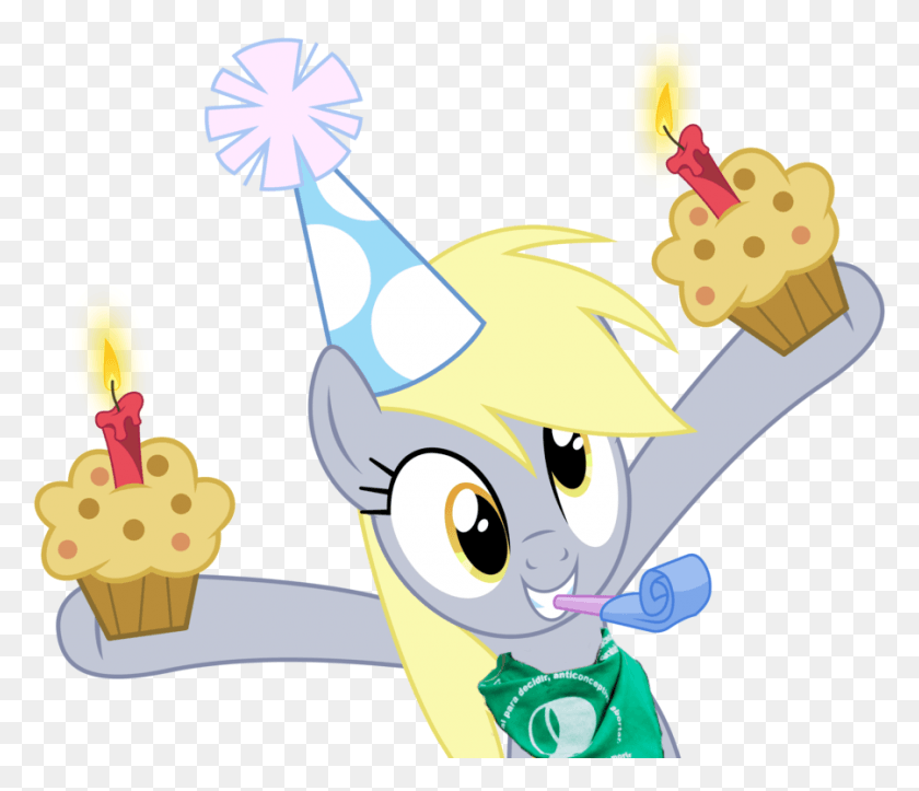 900x766 Derpy Sticker My Little Pony Birthday, Clothing, Apparel, Party Hat HD PNG Download