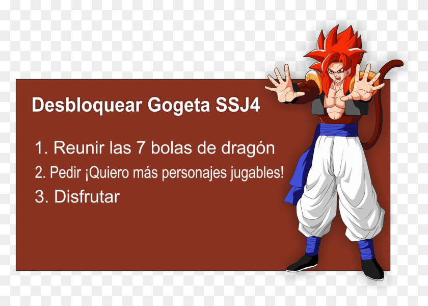 1528x1059 Desbloquar Gogeta Ssj4 En Dragon Ball Gogeta, Человек, Человек, Книга Hd Png Скачать