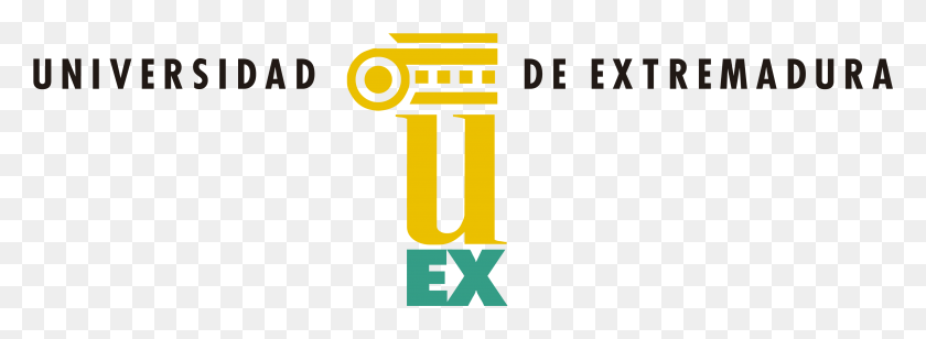 3858x1230 Скачать Logotipo En Formato University Of Extremadura, Word, Text, Logo Hd Png Download