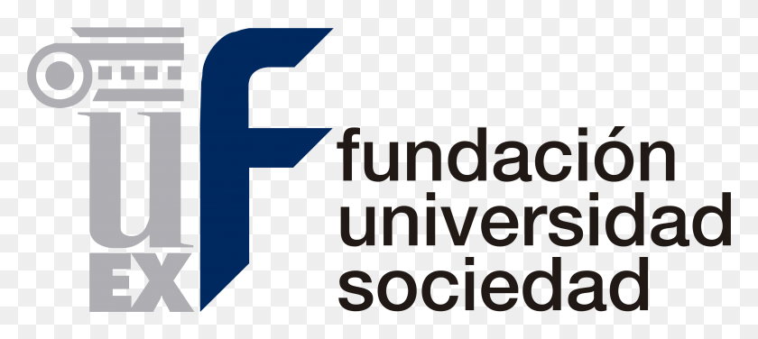 3581x1451 Descargar Logotipo En Formato Universidad De Extremadura, Texto, Logotipo, Símbolo Hd Png