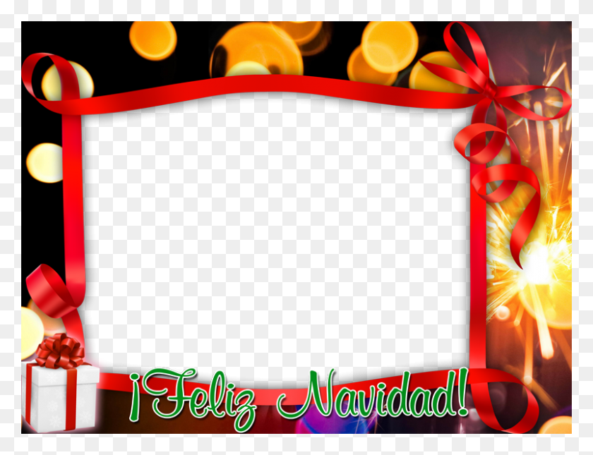 800x600 Descargar Marcos Marcos Feliz Navidad, Gift HD PNG Download
