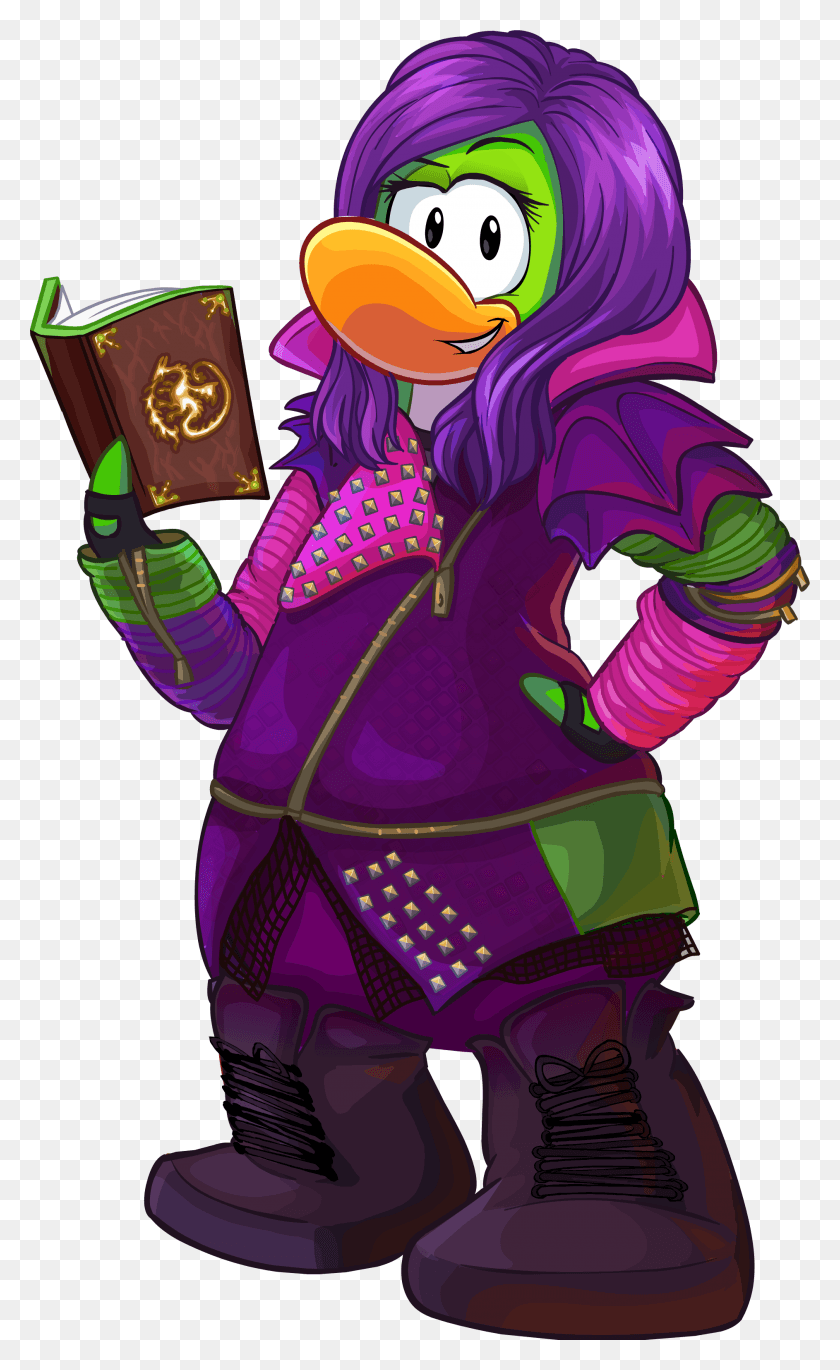 1885x3167 Descendants Party Mal Club Penguin Evie, Clothing, Apparel, Person HD PNG Download