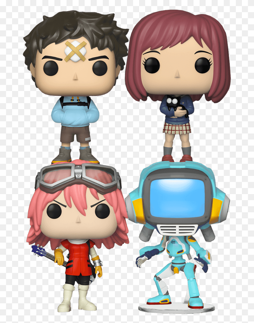 690x1005 Description Fooly Cooly Funko Pop, Robot, Toy, Doll HD PNG Download