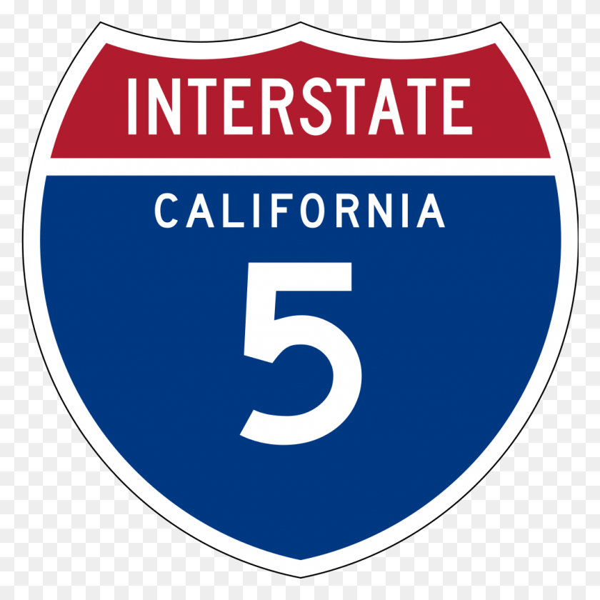 1024x1024 Description I 5 Interstate 5 Logo, Number, Symbol, Text HD PNG Download