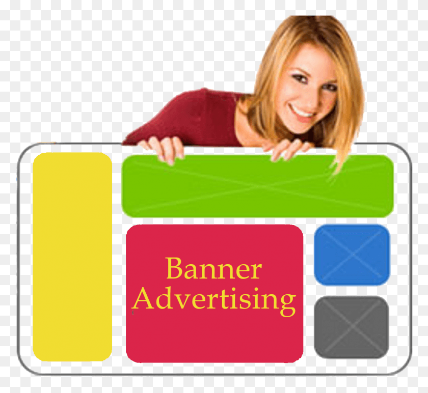 1297x1184 Description Offers Comments Advertising Banner, Blonde, Woman, Girl HD PNG Download