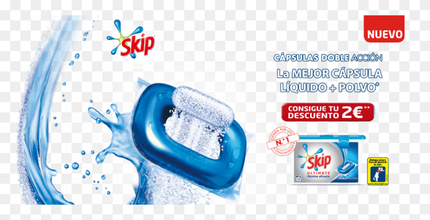 1024x488 Descuentos Detergente Skip Inflatable, Cushion, Ice, Outdoors HD PNG Download