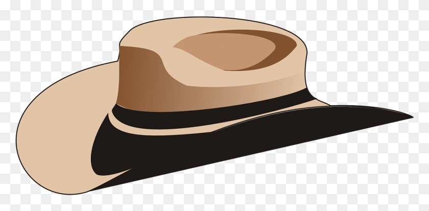1281x580 Desenho Chapeu Cowboy Cowboy Hat Clipart, Ropa, Vestimenta, Sombrero Hd Png