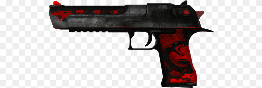 Desert Eagle Red Viper, Firearm, Gun, Handgun, Weapon Sticker PNG
