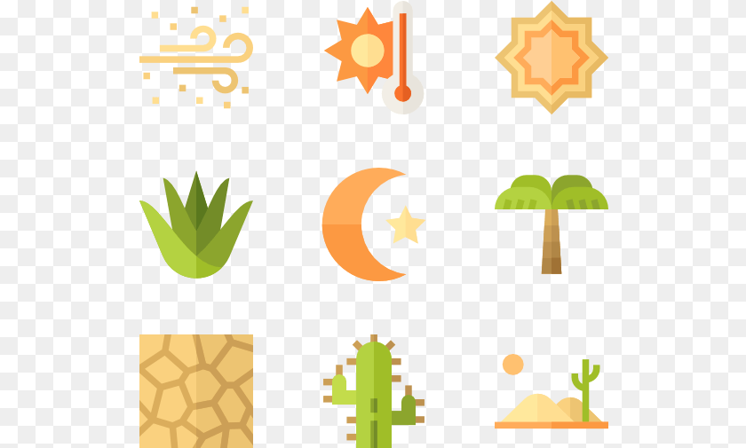 529x505 Desert Icon, Leaf, Plant, Symbol Sticker PNG