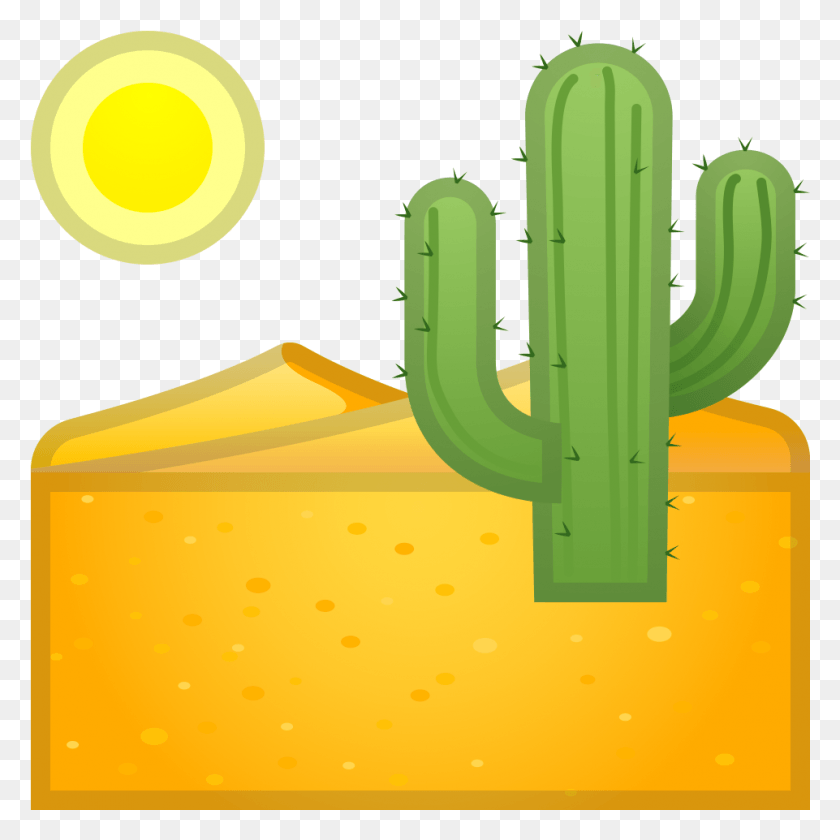 961x961 Desert Icon Emoji Desierto, Plant, Cactus, Bulldozer HD PNG Download