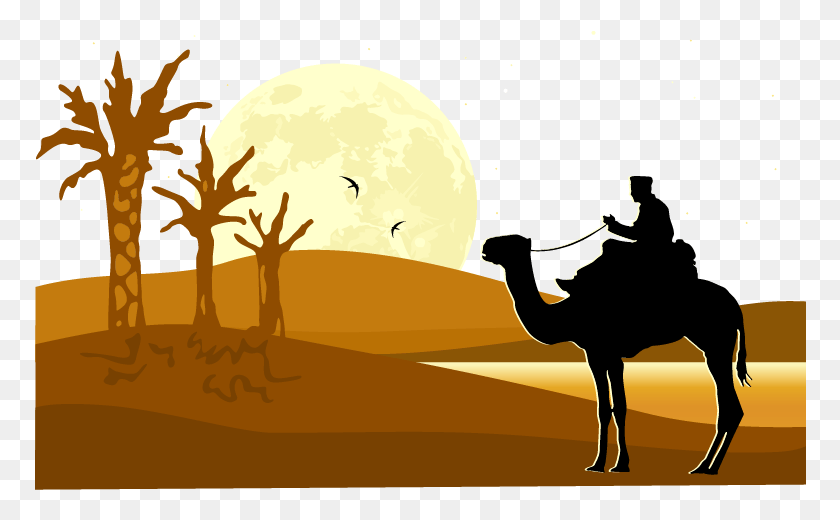 772x460 Desert Silhouette At Getdrawings, Outdoors, Nature, Soil HD PNG Download