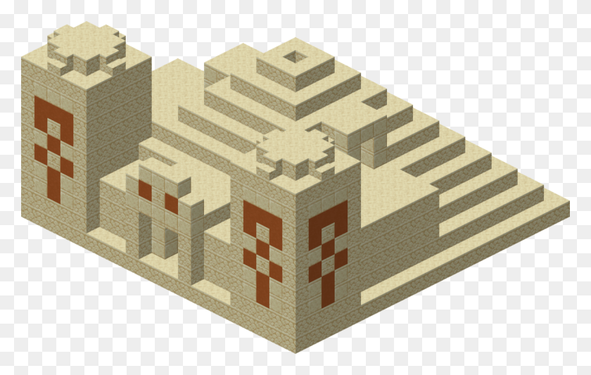1200x728 Храм В Пустыне Minecraft Minecraft Песочная Пирамида, Коврик, Стол, Мебель Hd Png Скачать