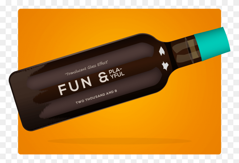 1241x817 Design A Realistic Bottle Vector Free Adobe Illustrator Glass Bottle, Beer, Alcohol, Beverage HD PNG Download