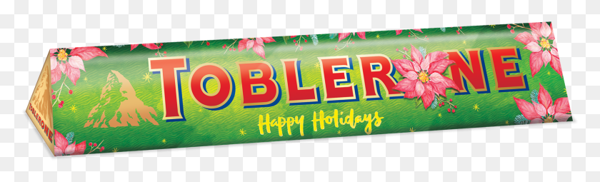 1600x400 Design By Toblerone Christmas Sleeves Ambassador June Toblerone Green, Text, Plant, Alphabet HD PNG Download