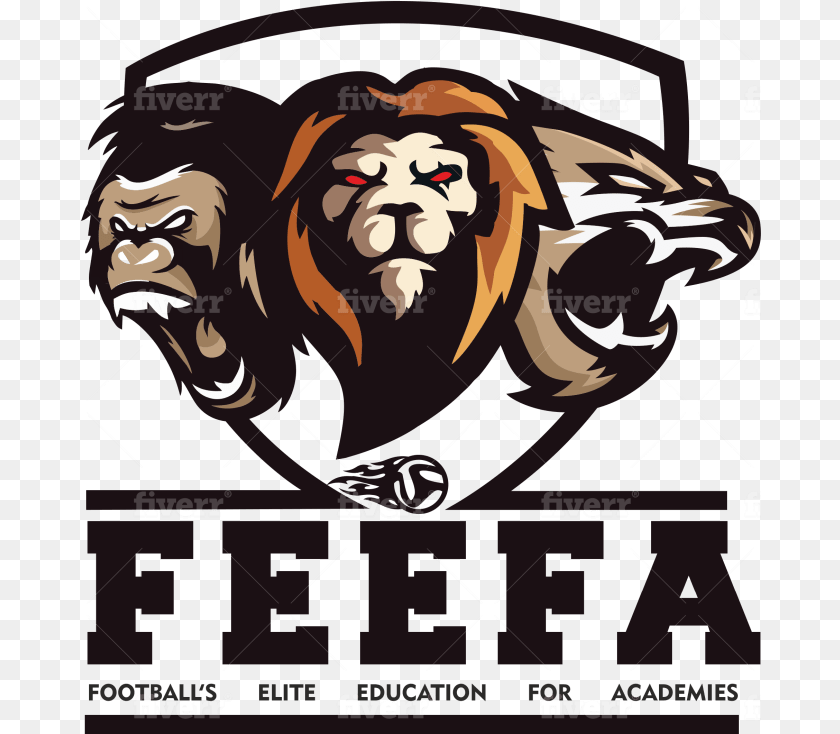 681x734 Design Cool Sports Logo For You Poster, Animal, Lion, Mammal, Wildlife Transparent PNG