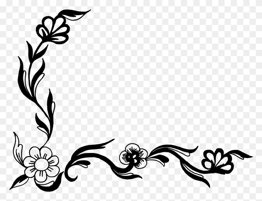 1024x768 Design Flower Line Art, Gray, World Of Warcraft HD PNG Download
