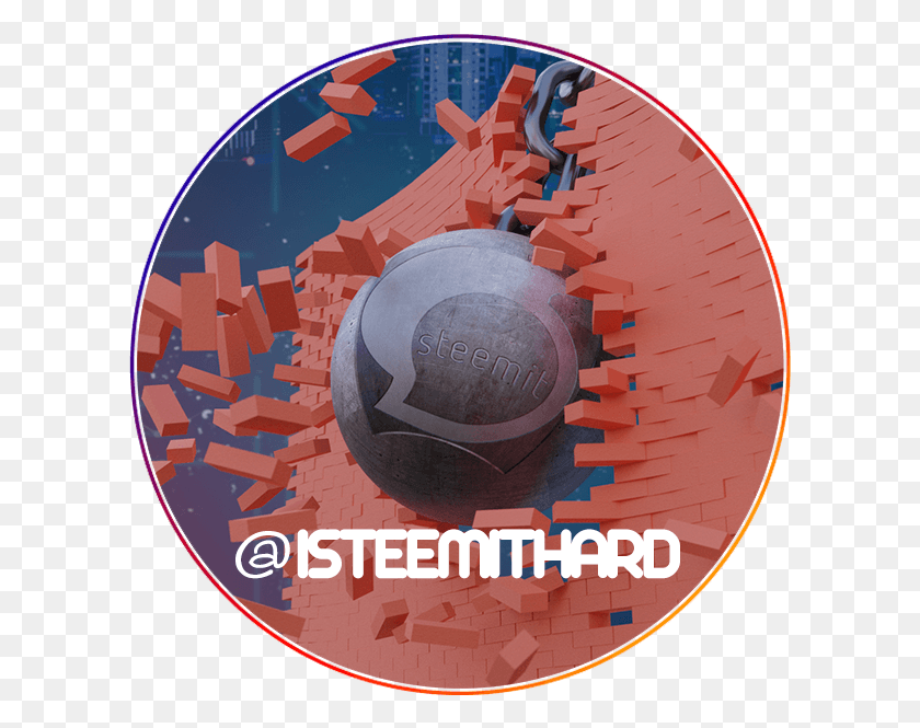 605x605 Design For The Isteemithard A Profile Picture Avatar Circle, Sphere, Text, Building HD PNG Download
