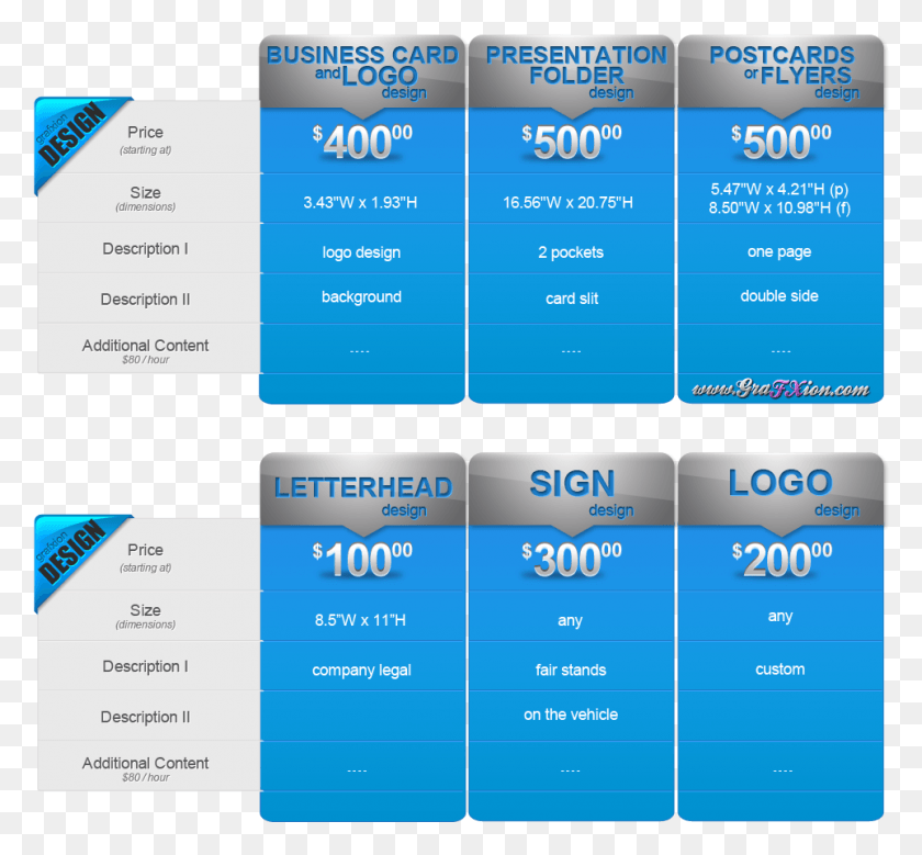 963x888 Design Services Price List Stationery Design Price List, Text, Number, Symbol HD PNG Download