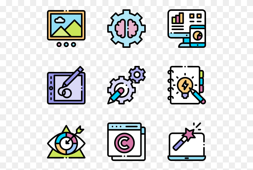 529x505 Design Thinking Change Management Icons, Text, Super Mario, Angry Birds HD PNG Download