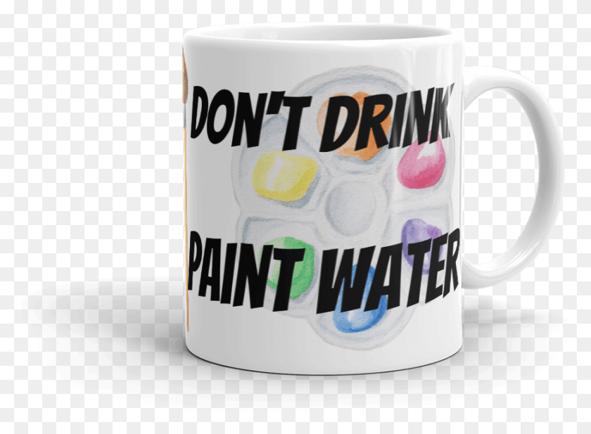 871x623 Designate A Paint Water Cup With This Specialty Cup Coffee Cup, Diaper HD PNG Download