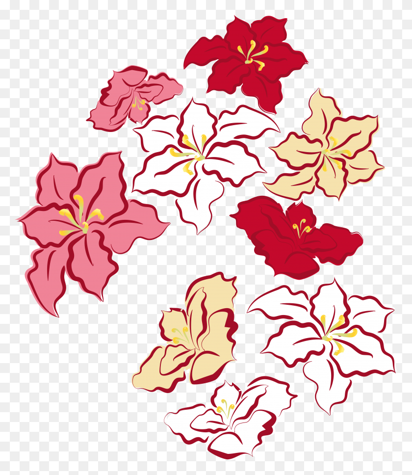 5321x6200 Designed For Christmas Decoration With Poinsettia Leaf, Plant, Flower, Blossom HD PNG Download